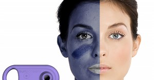 Mini UV camera helps you apply sunscreen