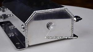 Universal Coolant Overflow Tank 2L Expansion Catch Can Universal Kühlerreservoir Polished Aluminium Expansion Tank Automobilmotor Kühlmittel Recovery Kits Kühlerreservoir Tank