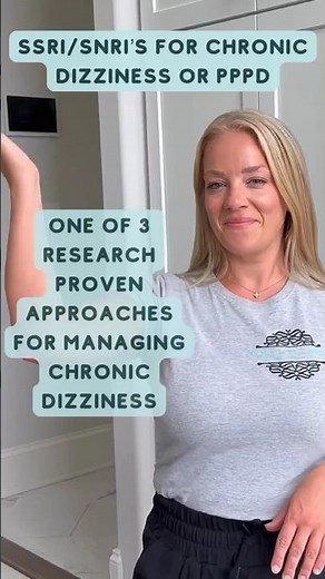 How to Treat Chronic Dizziness or PPPD {Medication Options} #vestibular