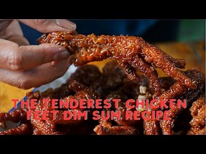 Easy Chicken Feet Recipe | The Tenderest Chicken Feet Dim Sum Recipe | Simple Chinese Food