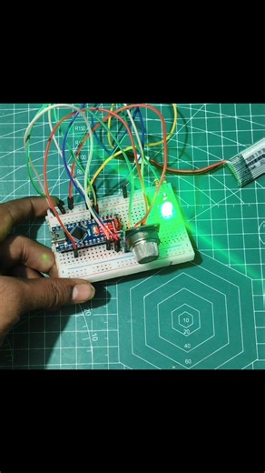 Arduino based Redar system | Smoke detector | Arduino project #youtubeshorts #shorts