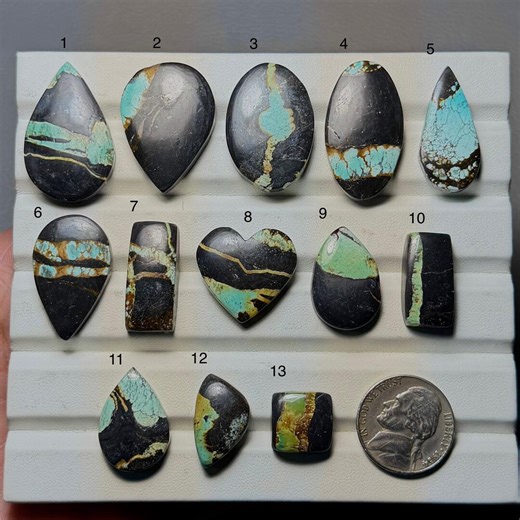 Rare Blackjack Turquoise A One Quality 100% Natural Blackjack Turquoise Cabochon Loose Gemstone for Making Jewelry SF-2262 - Etsy