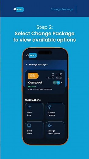 How to change your package | DStv
