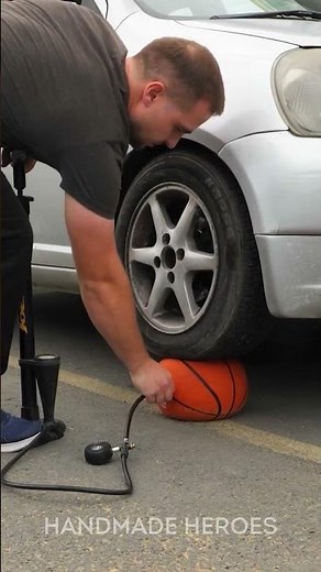 How to sse a basketball to lift your heavy car