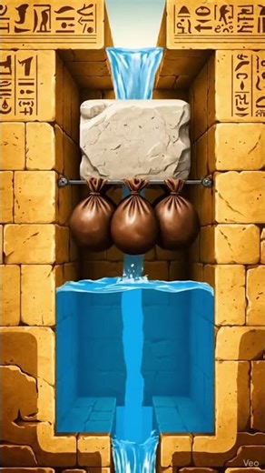 Pyramids Built With WATER? 💧 (Hydraulic Lift Theory) #shortsvideo #history #architecture