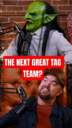 Dwarf & Goblin Tag Team? #wrestling #funny