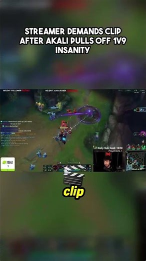 🤯 One player. Nine enemies. This Akali just rewrote the definition of 'carrying'!