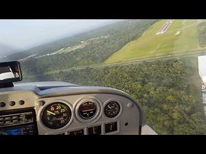 Forward slip Landing in a C172.