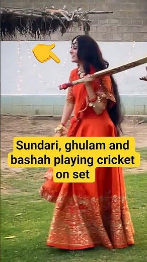Sundari playing cricket with Bashah and Ghulam | Ghulam bashah sundari drama Episode 28 29 30 31