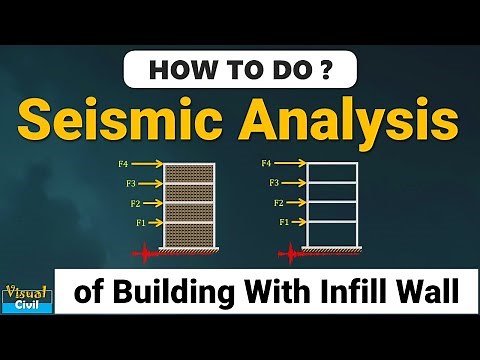 How to do Seismic Analysis of building with infill wall | Equivalent Static Method Using IS 1893