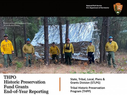 Manage Tribal Historic Preservation Office Grants - Historic Preservation Fund (U.S. National Park Service)