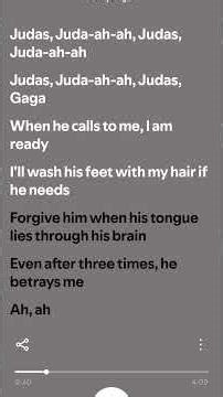 Judas by Lady Gaga 🤍