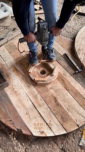 95K views · 657 reactions | Crafting a Wooden Wire Roller! | Skilled Workers | Facebook