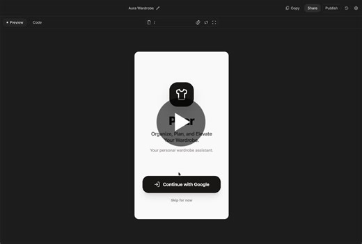 Google AI Studio did an amazing job on my AI Wardrobe app! What s working now: ✅ Google Authentication ✅ AI-powered wardrobe item detection upload ✅ AI-powered item enhancement ✨ ✅ Smart Daily… | David Okpara