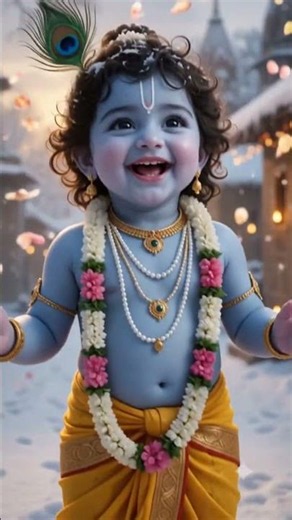Baby Krishna Learns Body Parts with Mother Yashoda 🥹💙