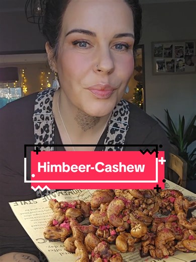 Himbeer-Cashews: Ein gesunder Snack mit nur 3 Zutaten