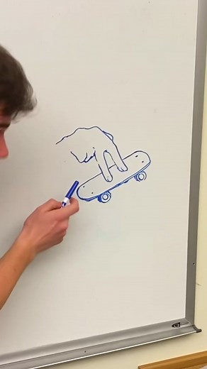 How to Ollie on a fingerboard (easy not hard).