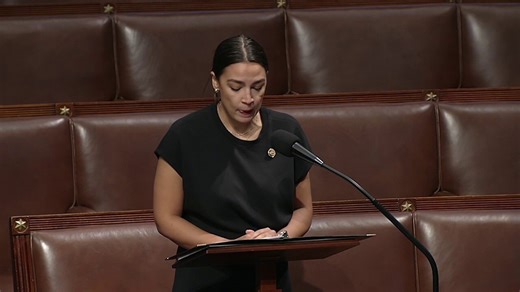 AOC uses House floor speech to smear Charlie Kirk