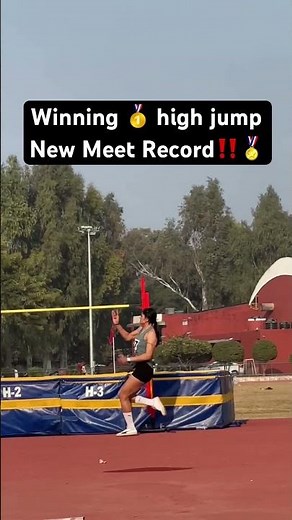 High jump women’s new meet record ‼️🏅 Record ALRT ‼️#tranding #olympicsport #trackandfield #army