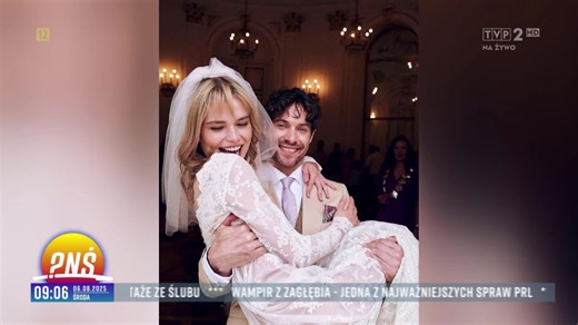 Iga Górecka i Michał Hanuszkiewicz już po ślubie