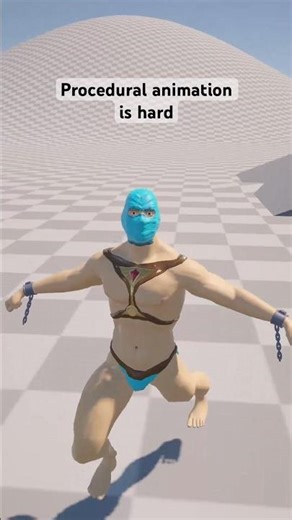 Implementing procedural animation is… interesting #unity #unity3d #gamedev #funny