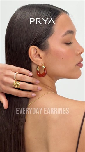 Everyday luxury that lasts. Our most loved earrings, discover yours at PRYA | PRYA