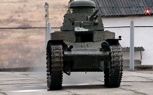 俄罗斯修复80多年前的MS-1轻型坦克