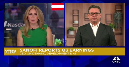 Sanofi CEO Paul Hudson on Q3 results: The modernization effort is starting to pay off