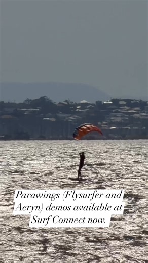 Instructor James outplaying on our latest toy (27 Oct 2025) at Wello in Brisbane today. Like to demo one? Contact us at www.surfconnect.com. | Surf Connect Wind & Kitesurfing School | Facebook