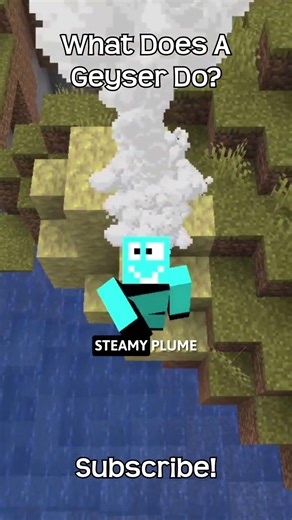 What Does A Geyser Do In Minecraft?!
