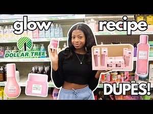 let's go dollar tree makeup shopping + glow recipe dupes!