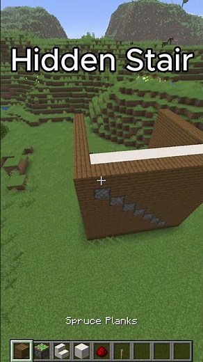 Hidden Stair minecraft tutorial
