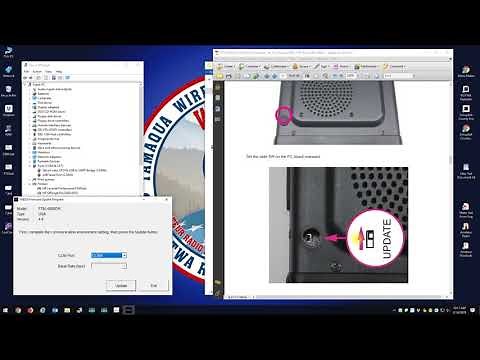Firmware update on the FTM-400XDR