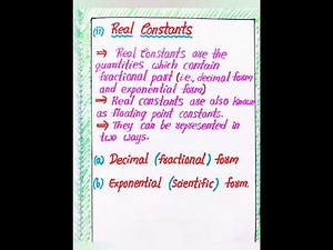 Constants in C Programming notes by LahariLectures | C Programming | notes | Constants |