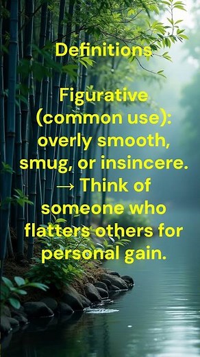 Unctuous, Meaning, Definition #definition #definitionofterms #meaningunctious #vocabulary