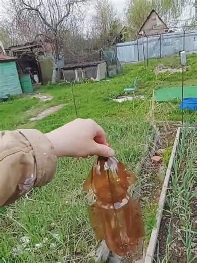 Easy DIY Wind Spinner to Keep Moles and Birds Away