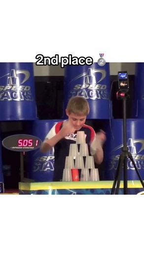 World championship cup stacking! 🏆