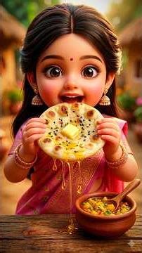 Miniature Doll Girl Cooking 🫓 Butter Naan & Curry 😋