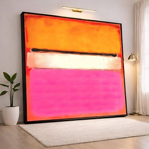 Mark Rothko No.22, 1959 Orange and Pink Abstract Painting, Color Field Canvas Print, Mid Century Modern Wall Art - Etsy