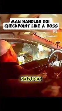 How to handle a DUI Checkpoint #news #politics