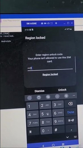 unlock Samsung Galaxy A53 F04 lock MCK code locked Region code