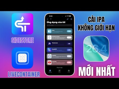 Cài SideStore & LiveContainer Trên iOS 26.4 Mới Nhất - Cài IPA Không Giới Hạn