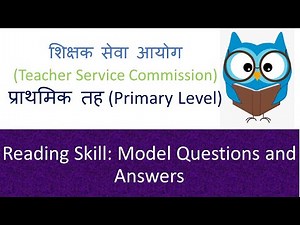 Primary Level, Model Questions & Answers (TSC Primary Level Teachers' Guide)-Part III
