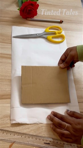 🍀Easy scrapbook base making❤️ Albumcrafting| makingvideos| craftsbypriya