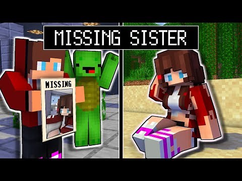 MAIZEN : Missing JJ’s Sister?! - Minecraft Animation JJ & Mikey