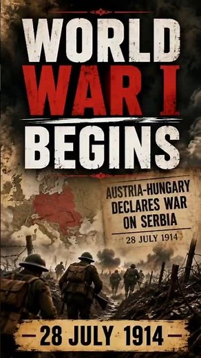 28 July 1914: The Day World War I Officially Began