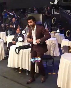 When you have to run without being infront of camera 😂 Handsome Ahad Raza Mir while leaving frol LUX Style Awards last night ✨ | ApniISP.Com