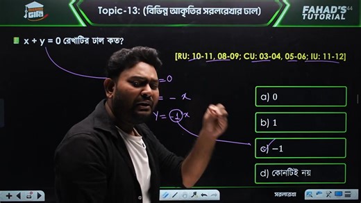 সরলরেখা । লেকচার - ০১ । মিশন ঢাবি । আবির ভাইয়া | Fahad's Tutorial