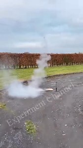 DIY flying ground bloom firework | Experiment Channel