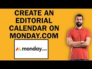 How To Create An Editorial Calendar On Monday.com | Easy Tutorial